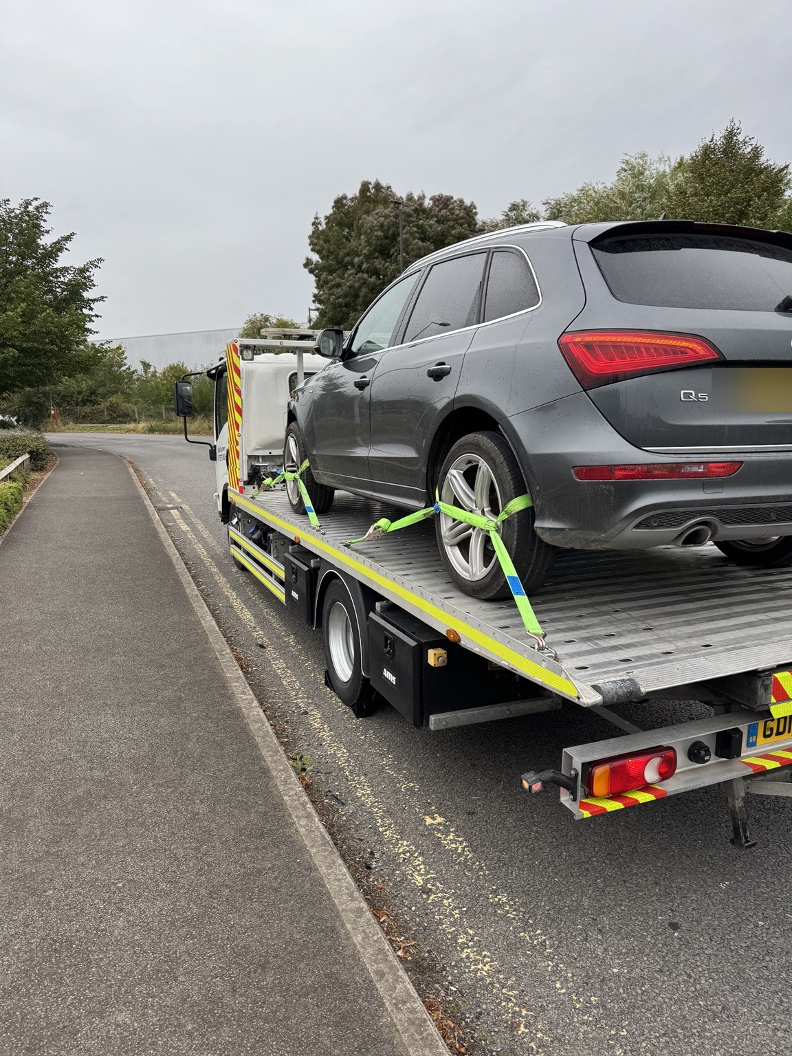 Audi recovered by Atlas Recovery